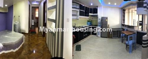 မြန်မာအိမ်ခြံမြေ - ငှားရန် property - No.4256 - လသာတွင် ကွန်ဒိုတိုက်ခန်း ငှားရန်ရှိသည်။ - bedroom decoration