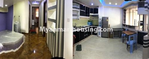 Myanmar real estate - for rent property - No.4256 - Nice condo room for rent in Latha! - kitchen decoration