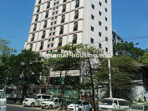Myanmar real estate - for rent property - No.4257 - New condo room for rent in Botahtaung! - building view
