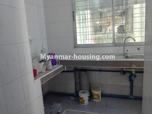 Myanmar real estate - for rent property - No.4262 - Condo room for rent in Botahtaung! - kitchen view