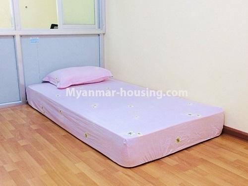 Myanmar real estate - for rent property - No.4263 - One bedroom apartment for rent in Kamaryut! - bedroom view