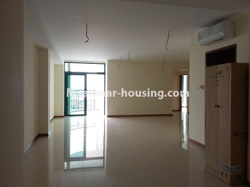 Myanmar real estate - for rent property - No.4265 - Condo room for rent in Paragon Residence in Ahlone! - living room view