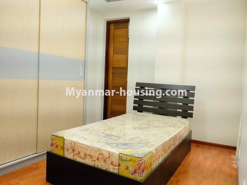 Myanmar real estate - for rent property - No.4266 - New room for rent in Mother Prestige Condo in Sanchaung! - another single bedroom view