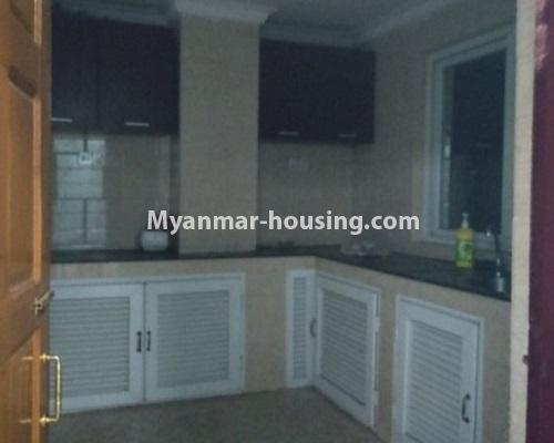 Myanmar real estate - for rent property - No.4267 - Condo room for rent in Kamaryut! - kitchen 