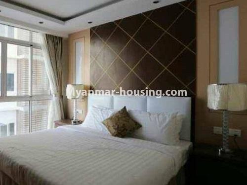 Myanmar real estate - for rent property - No.4272 - Golden Parami Condo room for rent in Hlaing! - master bedroom view