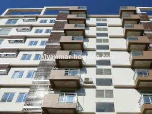 Myanmar real estate - for rent property - No.4272 - Golden Parami Condo room for rent in Hlaing! - building view