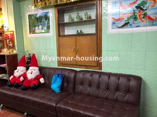 ミャンマー不動産 - 賃貸物件 - No.4276 - Condo room for rent in Botahtaung! - another view of living room