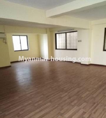 Myanmar real estate - for rent property - No.4277 - Ground floor with half attic for rent in Hlaing! - attic flooring