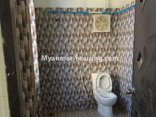 Myanmar real estate - for rent property - No.4278 - Office room for rent in downtown. - toilet view