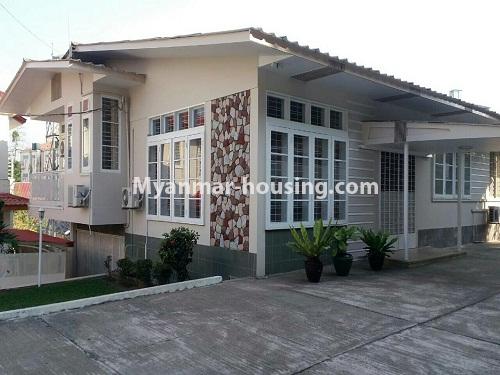Myanmar real estate - for rent property - No.4279 - Landed house for rent in Mayangone! - house view