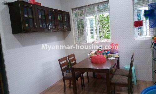 Myanmar real estate - for rent property - No.4280 - Landed house for rent in Insein! - dining area