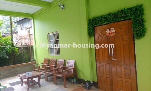 Myanmar real estate - for rent property - No.4280 - Landed house for rent in Insein! - outside recreational area
