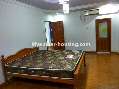 缅甸房地产 - 出租物件 - No.4282 - Condo room for rent in Mingalar Taung Nyunt! - master bedroom view