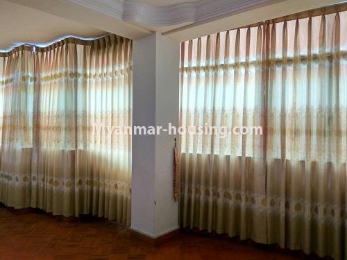 မြန်မာအိမ်ခြံမြေ - ငှားရန် property - No.4282 - မင်္ဂလာတောင်ညွန့်တွင် ကွန်ဒိုခန်း ငှားရန်ရှိသည်။ - ceiling view of single bedroom