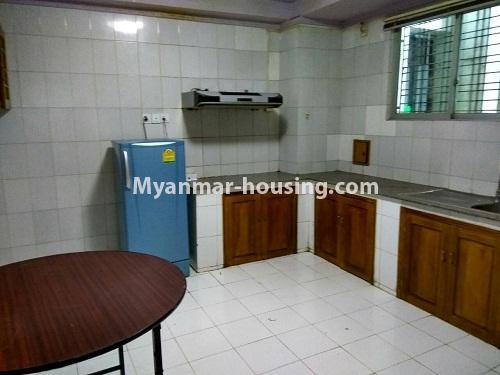 Myanmar real estate - for rent property - No.4282 - Condo room for rent in Mingalar Taung Nyunt! - kitchen view