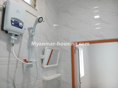 Myanmar real estate - for rent property - No.4286 - Landed house for rent in Mayangone! - master bedroom bathroom