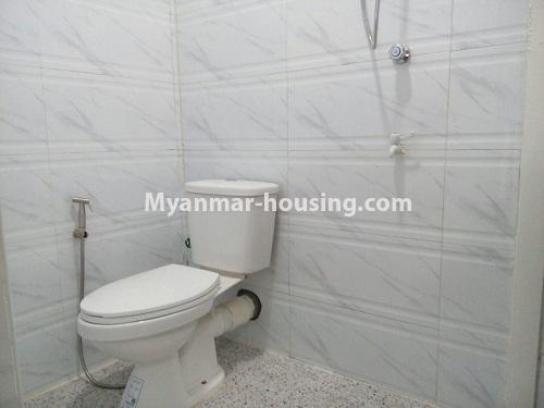 Myanmar real estate - for rent property - No.4286 - Landed house for rent in Mayangone! - compound bathroom