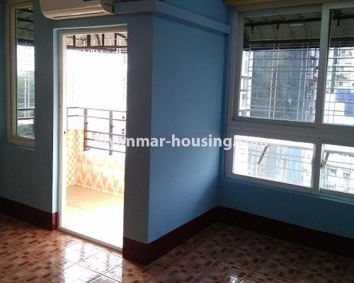 Myanmar real estate - for rent property - No.4288 - One bedroom condo room for rent in Mayangone! - balcony from living room