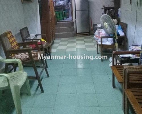 Myanmar real estate - for rent property - No.4289 - Ground floor with half attic for rent in downtown! - 