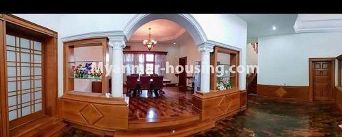 缅甸房地产 - 出租物件 - No.4291 - Nice Landed House for rent in Mayangone! - living room and inside decoration
