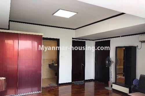Myanmar real estate - for rent property - No.4292 - Orchid Condo room for rent in Ahlone! - another view of living room