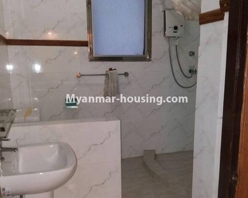 缅甸房地产 - 出租物件 - No.4294 - Pearl condo room for rent in Bahan! - compound bathroom