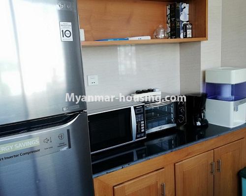 Myanmar real estate - for rent property - No.4297 - Top floor ( penthouse) with small attic for rent in Downtown! - kitchen