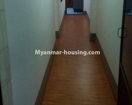 Myanmar real estate - for rent property - No.4311 - Apartment for rent in Dagon! - corridor