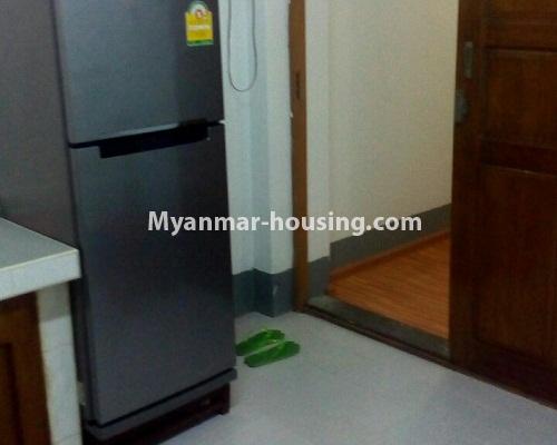 Myanmar real estate - for rent property - No.4311 - Apartment for rent in Dagon! - fridge 