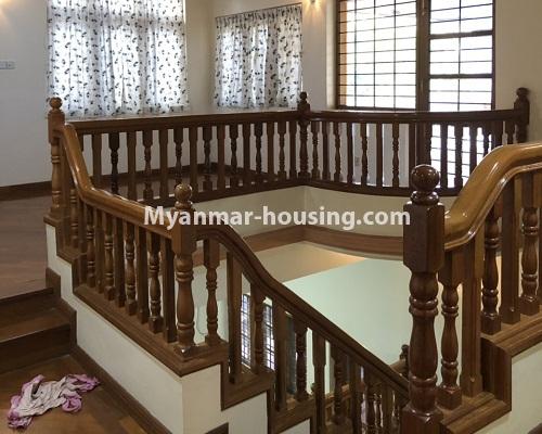 Myanmar real estate - for rent property - No.4312 - Landed house for rent in Ahlone! - upstairs