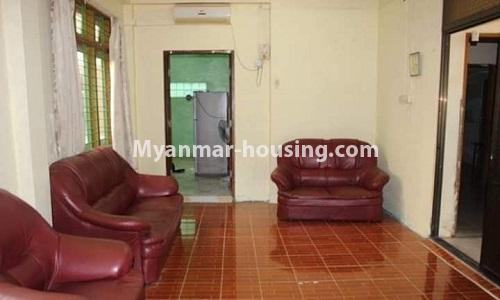 Myanmar real estate - for rent property - No.4315 - Landed house for rent in Mingalardone!  - living room