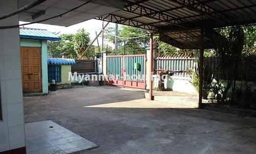 Myanmar real estate - for rent property - No.4315 - Landed house for rent in Mingalardone!  - garage