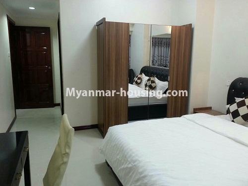 မြန်မာအိမ်ခြံမြေ - ငှားရန် property - No.4316 - စမ်းချောင်း Pyay Garden ကွန်ဒိုတွင် အခန်းငှားရန် ရှိသည်။master bedroom
