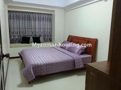 မြန်မာအိမ်ခြံမြေ - ငှားရန် property - No.4316 - စမ်းချောင်း Pyay Garden ကွန်ဒိုတွင် အခန်းငှားရန် ရှိသည်။ - master bedroom