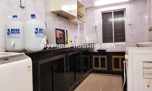 ミャンマー不動産 - 賃貸物件 - No.4317 - Condo room for rent in Lanmadaw! - kitchen