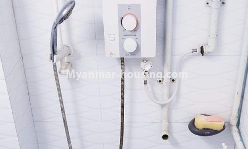 Myanmar real estate - for rent property - No.4317 - Condo room for rent in Lanmadaw! - bathroom