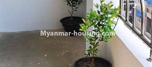 Myanmar real estate - for rent property - No.4322 - Apartment for rent in Sanchaung! - balcony