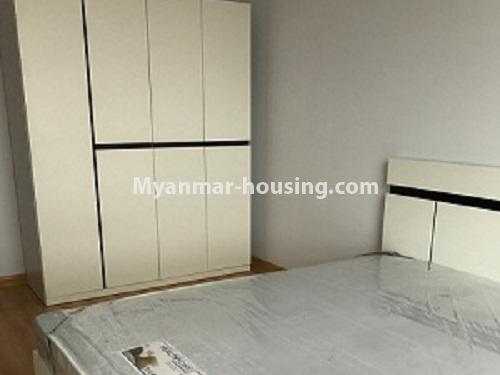 မြန်မာအိမ်ခြံမြေ - ငှားရန် property - No.4325 - လှိုင် G.E.M.S ကွန်ဒိုတွင် ကွန်ဒိုခန်း ငှားရန်ရှိသည်။ - master bedroom