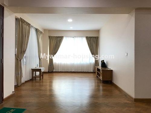 Myanmar real estate - for rent property - No.4330 - Lamin Luxury Condo room for rent in Hlaing! - living room
