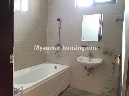 Myanmar real estate - for rent property - No.4330 - Lamin Luxury Condo room for rent in Hlaing! - bathroom