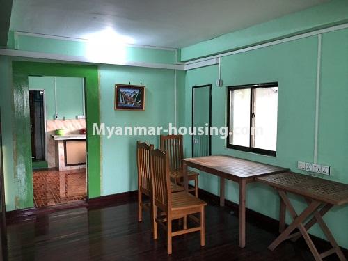 Myanmar real estate - for rent property - No.4331 - Apartment for rent in Hlaing! - dining area