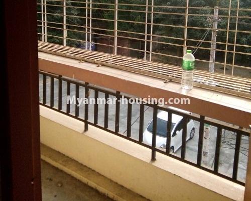 Myanmar real estate - for rent property - No.4333 - Apartment for rent in Yankin! - balcony
