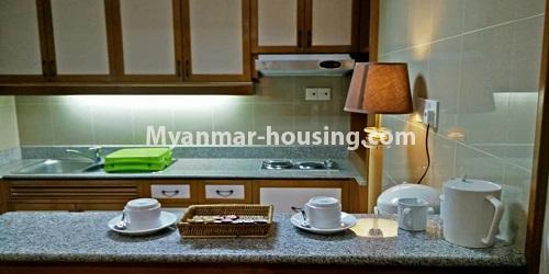 缅甸房地产 - 出租物件 - No.4338 - Tow bedroom serviced apartment for rent in Kamaryut! - kitchen
