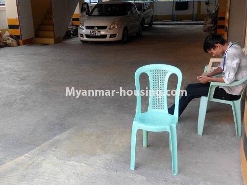 Myanmar real estate - for rent property - No.4339 - Condo room with office option or any training class for rent in Kamaryut! - car parking