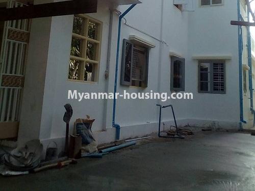 ミャンマー不動産 - 賃貸物件 - No.4340 - Landed house for rent in Thanlyin! - house downstairs view