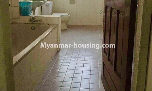Myanmar real estate - for rent property - No.4348 - Landed house for rent in Bahan! - bathroom