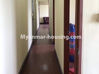 Myanmar real estate - for rent property - No.4350 - Condo room for rent in Dagon Seikkan! - corridor