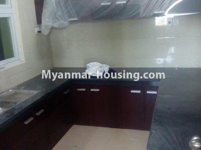 Myanmar real estate - for rent property - No.4350 - Condo room for rent in Dagon Seikkan! - kitchen