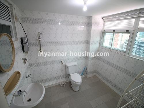 Myanmar real estate - for rent property - No.4351 - Condo room for rent in Bahan - bathroom 2