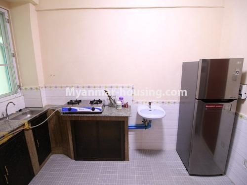 ミャンマー不動産 - 賃貸物件 - No.4351 - Condo room for rent in Bahan - kitchen